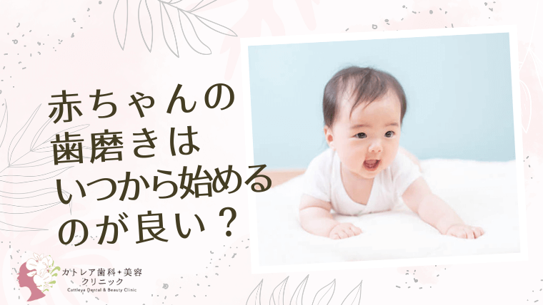 赤ちゃんの歯磨きはいつから始めるのが良い？