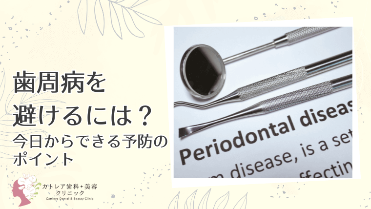 歯周病を避けるには?今日からできる予防のポイント