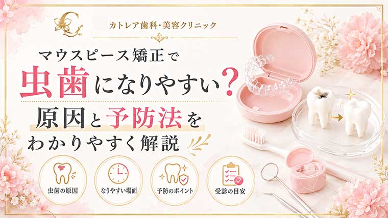 マウスピース矯正で虫歯になりやすい？原因と予防法をわかりやすく解説