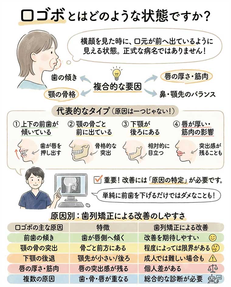 口ゴボとはどのような状態ですか？の図解
