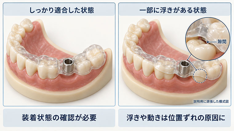サージカルガイドの適合