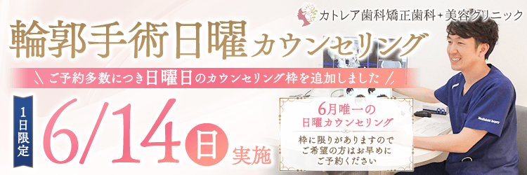 輪郭手術日曜カウンセリング