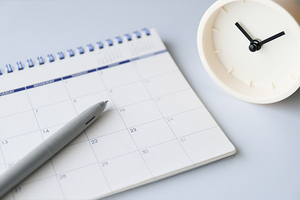 時計とカレンダー