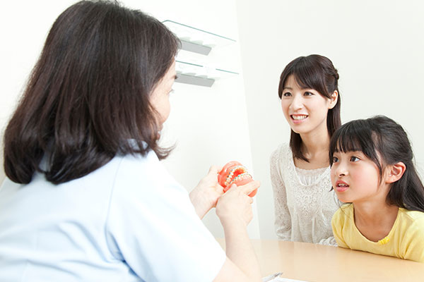 小児矯正の説明